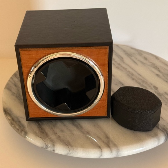 Automatic Watch Winder Storage Box Faux Leather Wooden Tested - Picture 2 of 8